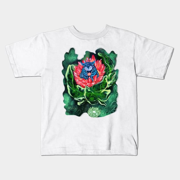 Fairy forest Kids T-Shirt by valentyna mohylei